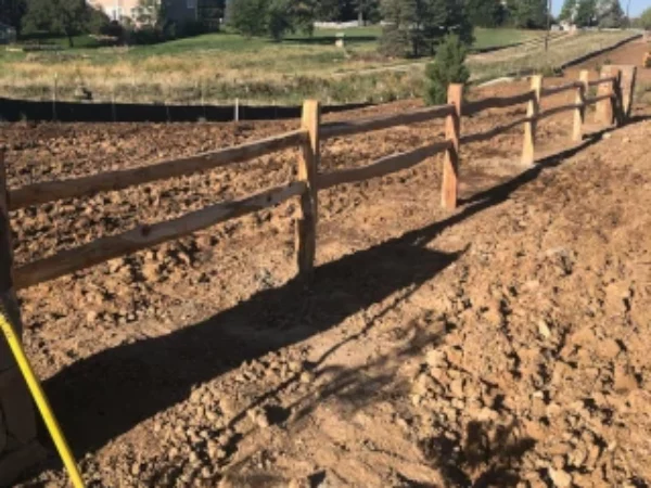 2rail splitrail install fence